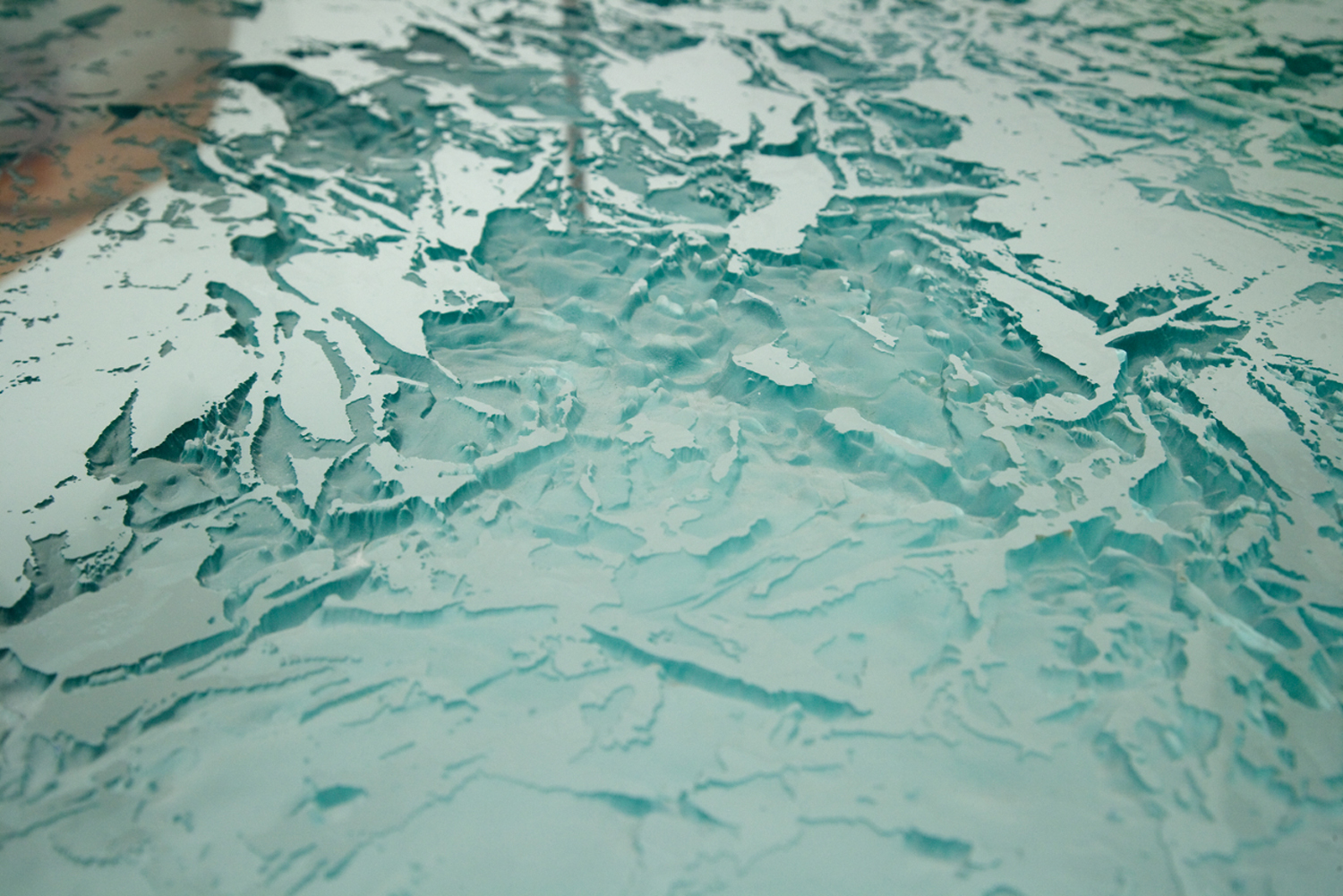 "Fibonacci" table detail. Photo © Eileen Travell