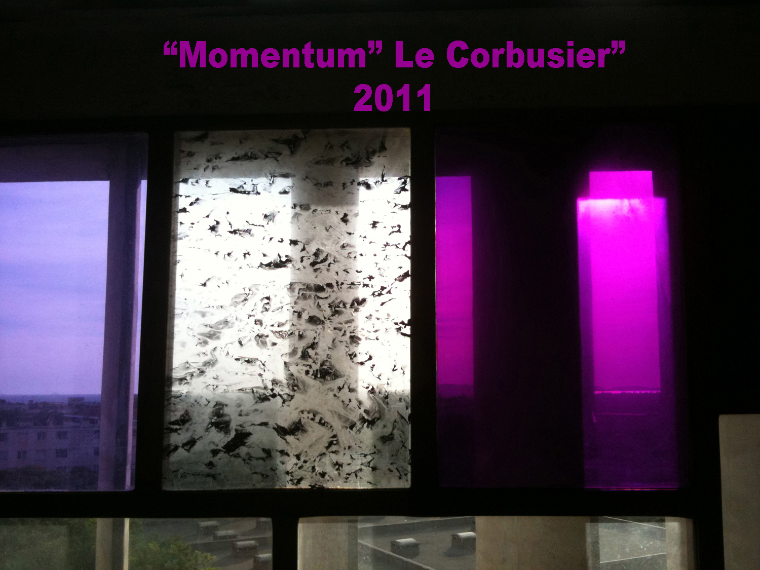   "Momentum"  Le Corbusier 2011 