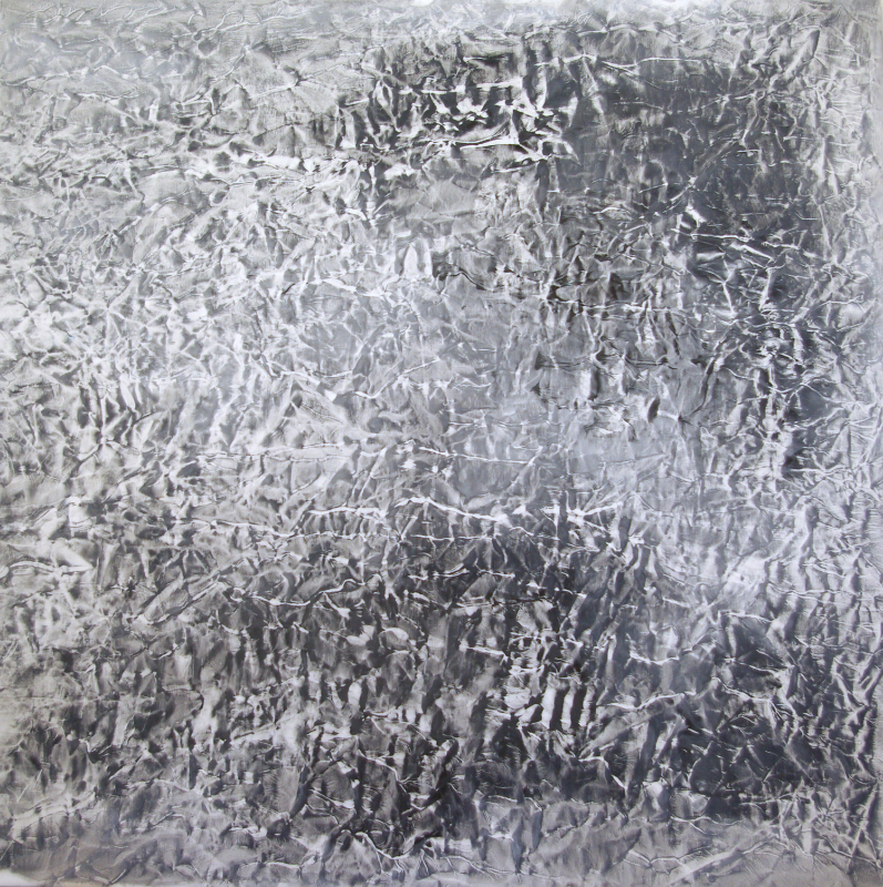 #1262 Oil on canvas 2007-2011 Dimension 50 x 50 inches