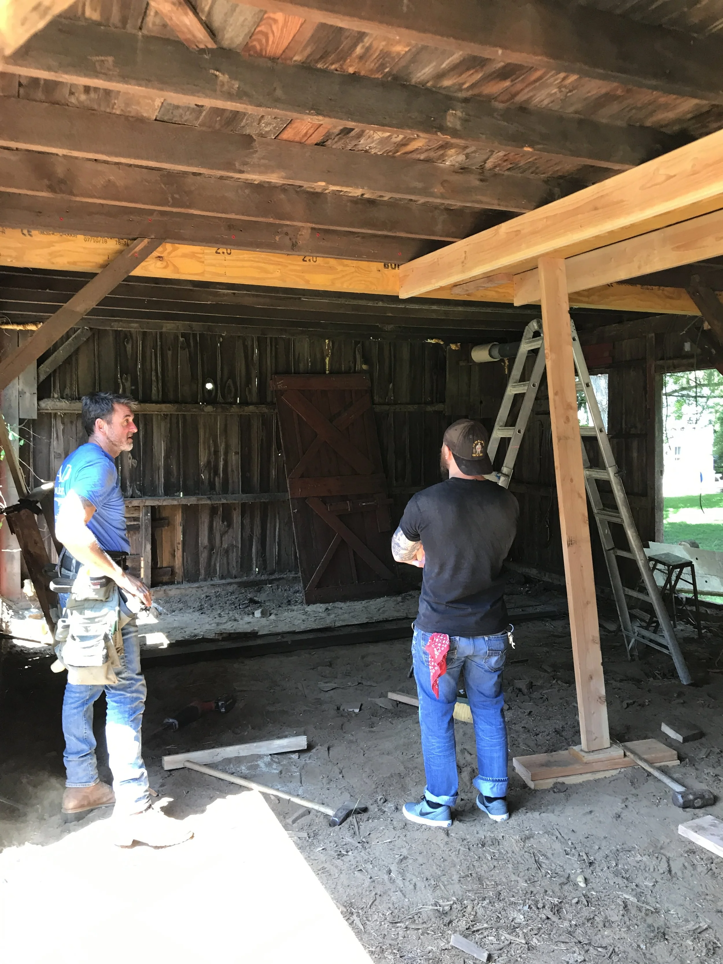 Barn Reno Update Week 1