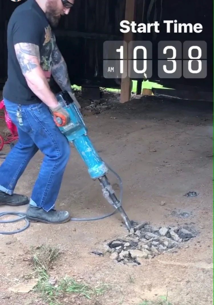 Trying New Things... like Jackhammering