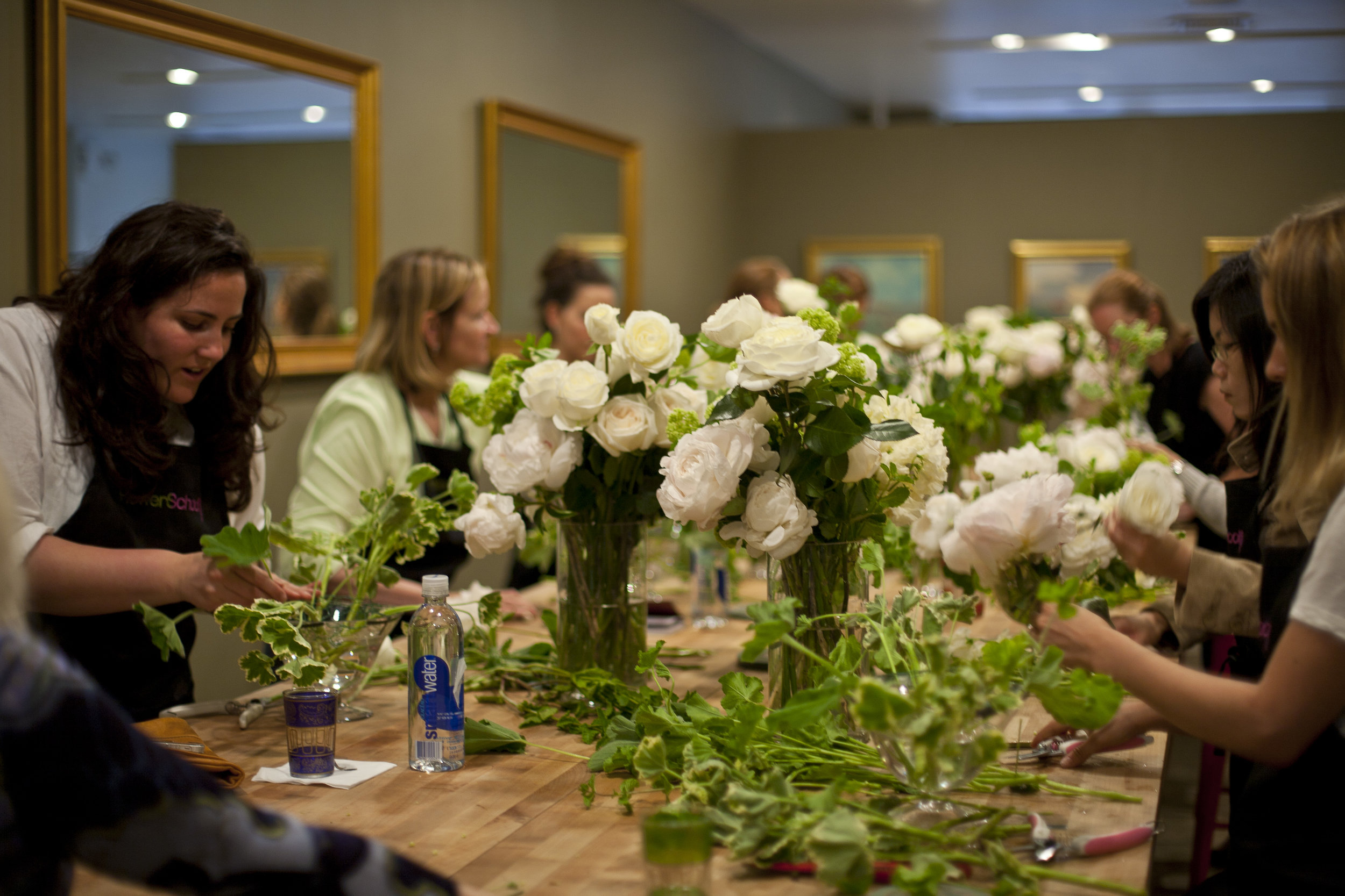FlowerSchool New York: Beginners Open Studio featuring Peonies! 