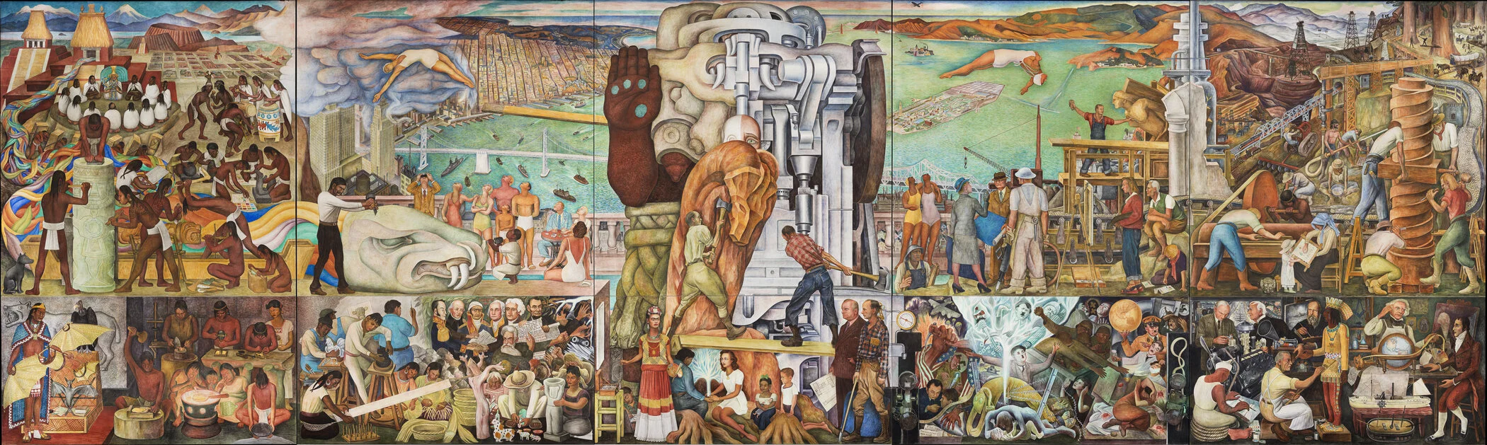 Pan American Unity: A Mural by Diego Rivera at SFMoMA