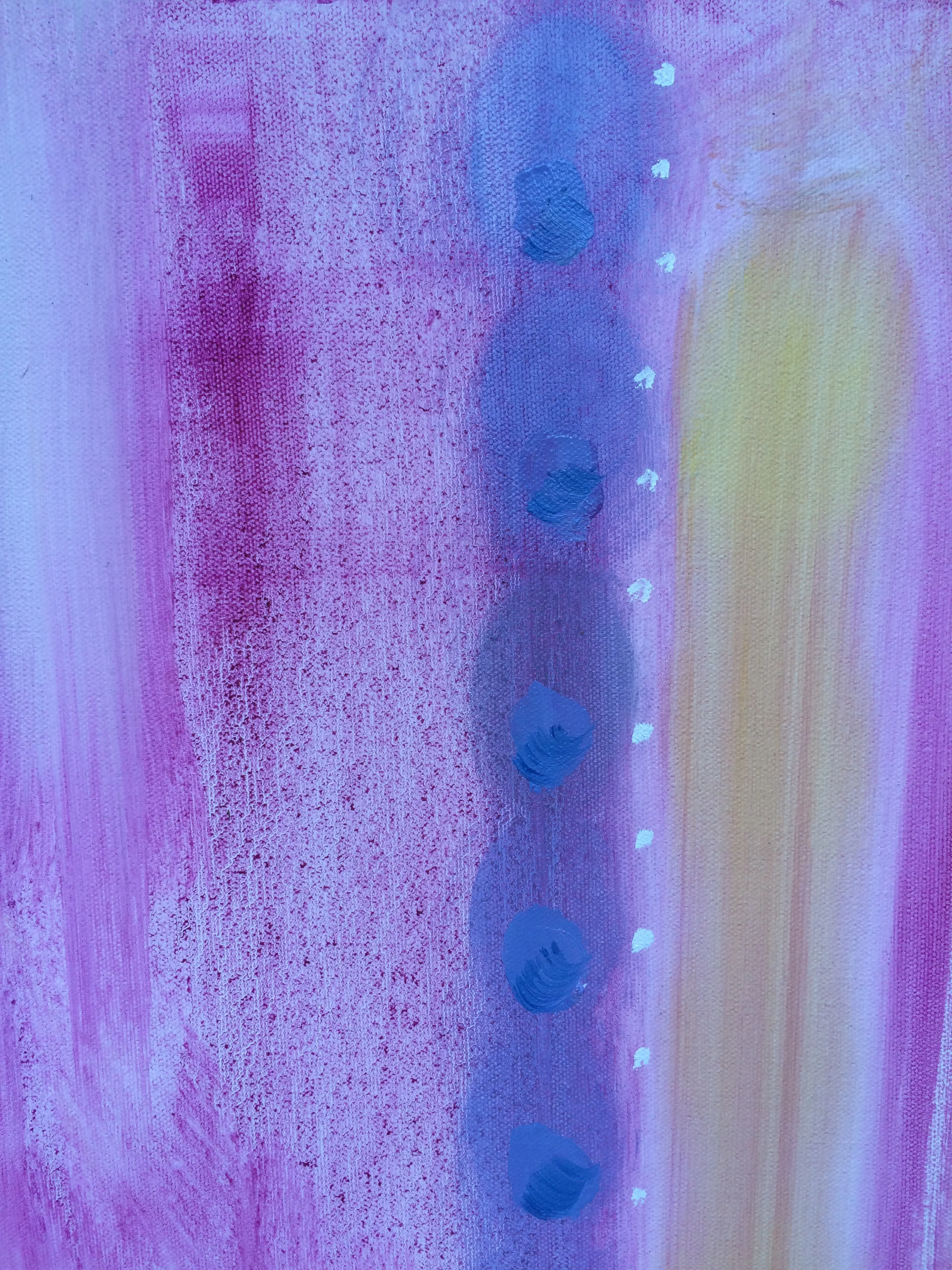 Detail of work in progress "Trinkets" oil on canvas 30 x 40"