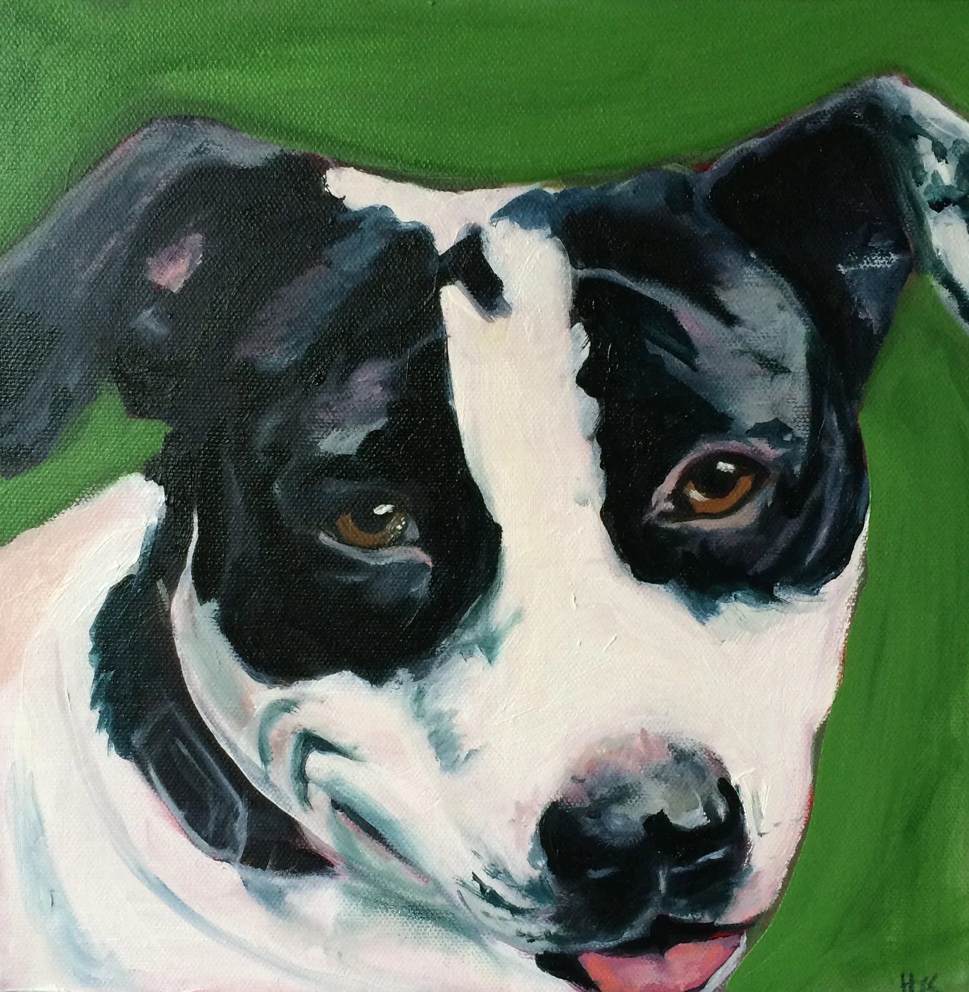 "Pippa" 10 x 10" oil on canvas