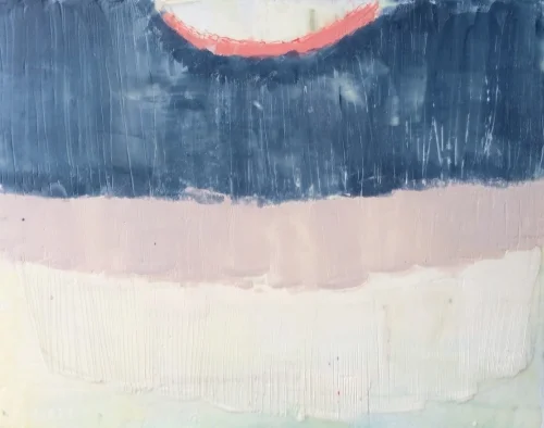 Still series "Hush" 8x10 encaustic on panel
