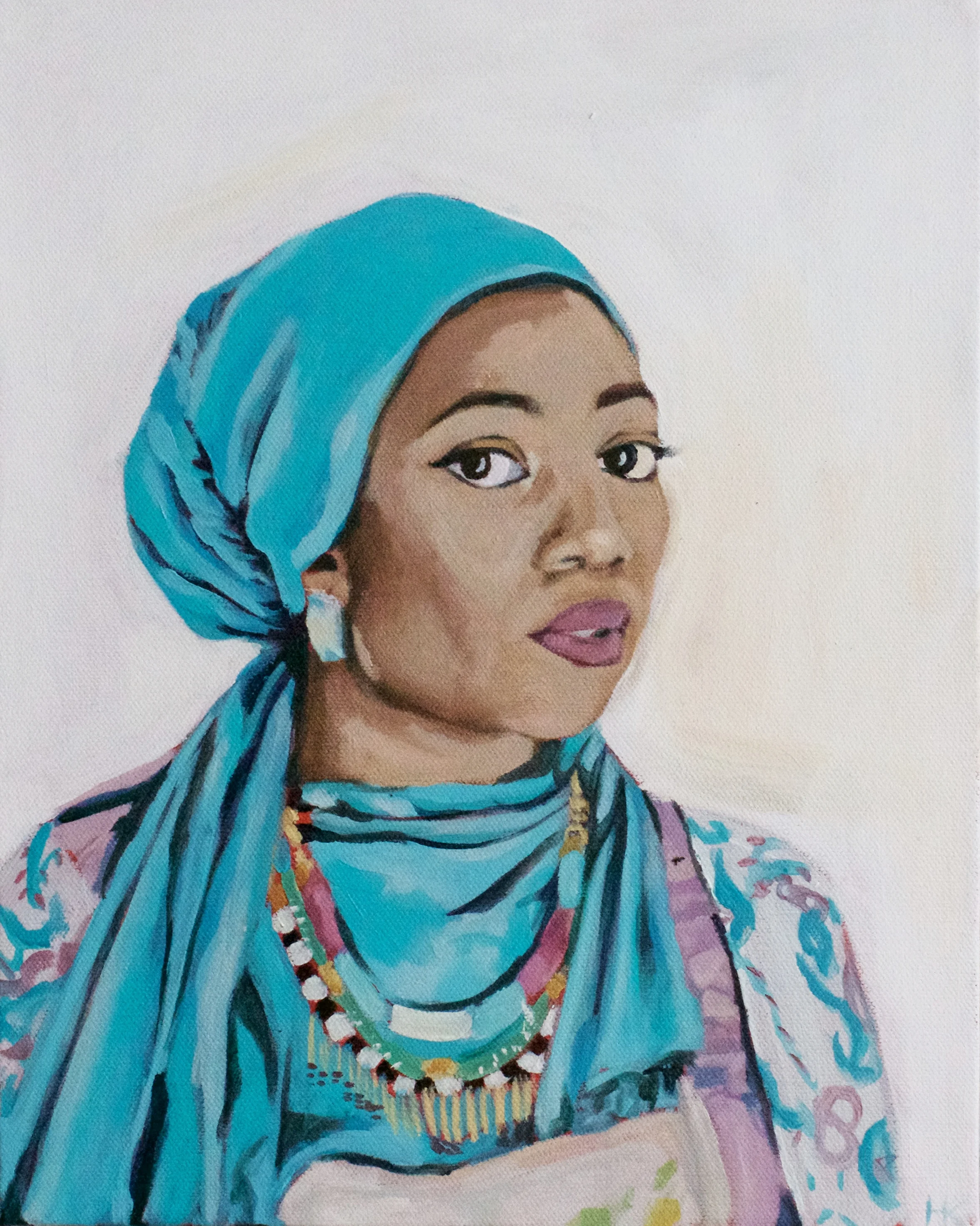 “Amira” 8x10” acylic on canvas