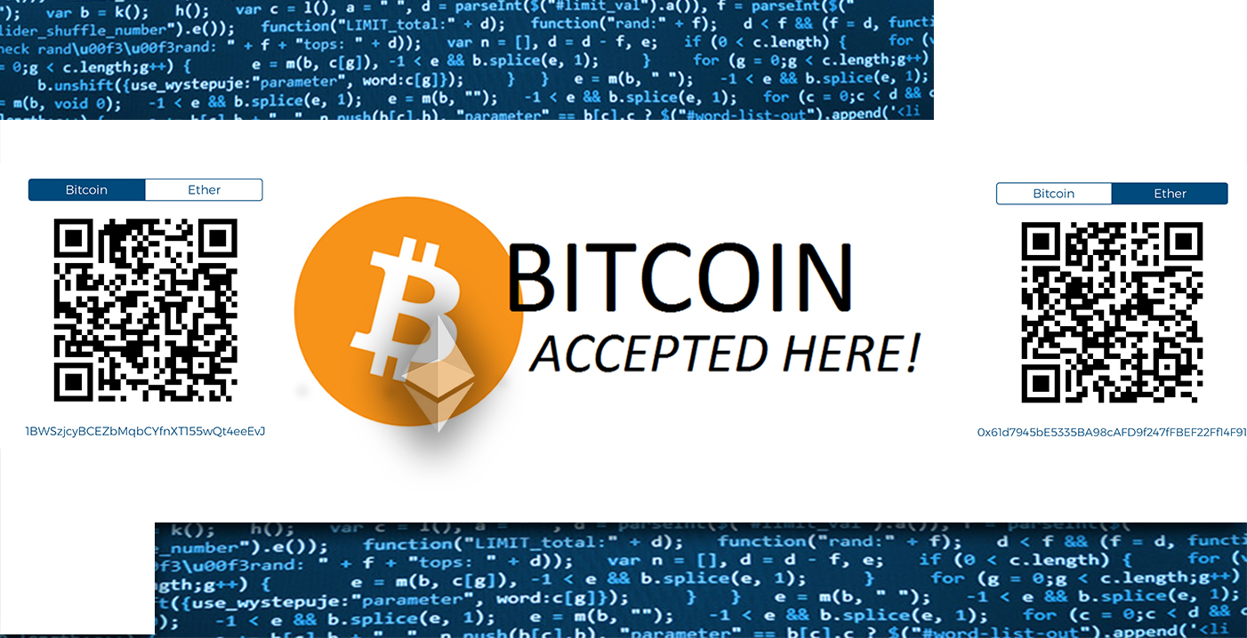 BITCOIN ACCEPTED HERE !!! SCAN THIS CODE