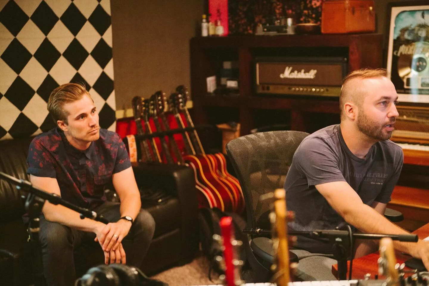 From the making of the first record in 2014. #thedark #throwback 
📷:@heatherholtynewton