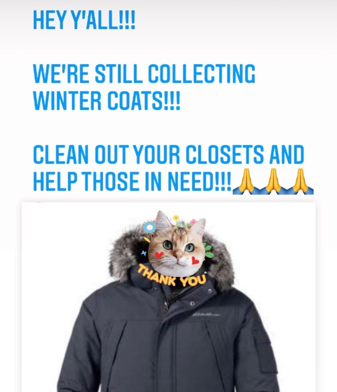 Got extra winter coats?? Wanna help your community??? Drop &lsquo;em off here @farrenspub , and thee wonderful @heymikeingram will take care of the rest!!!
&bull;
&bull;
&bull;
#helpingothers #wintercoats #spreadthelove #supportyourcommunity