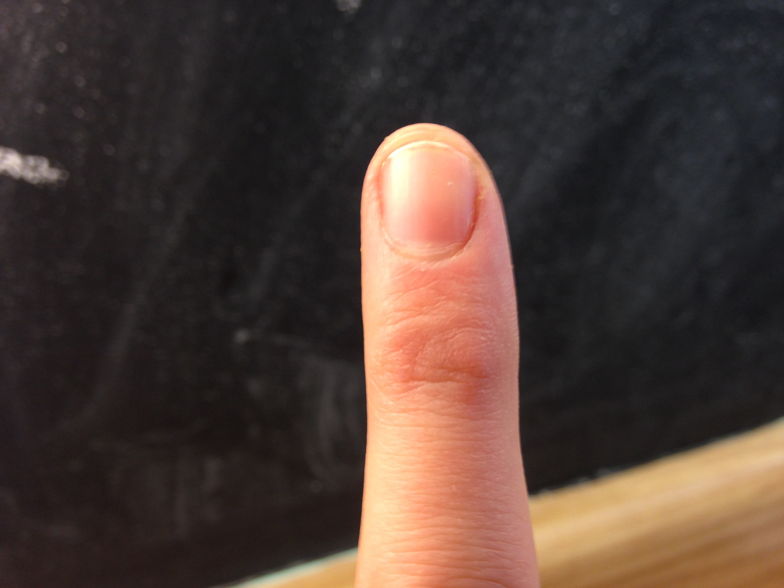 Look at how it veers slightly left. Killed my Guitar Hero game. Now I can only play "Slow Ride" on slow. Serrated=Serious. 