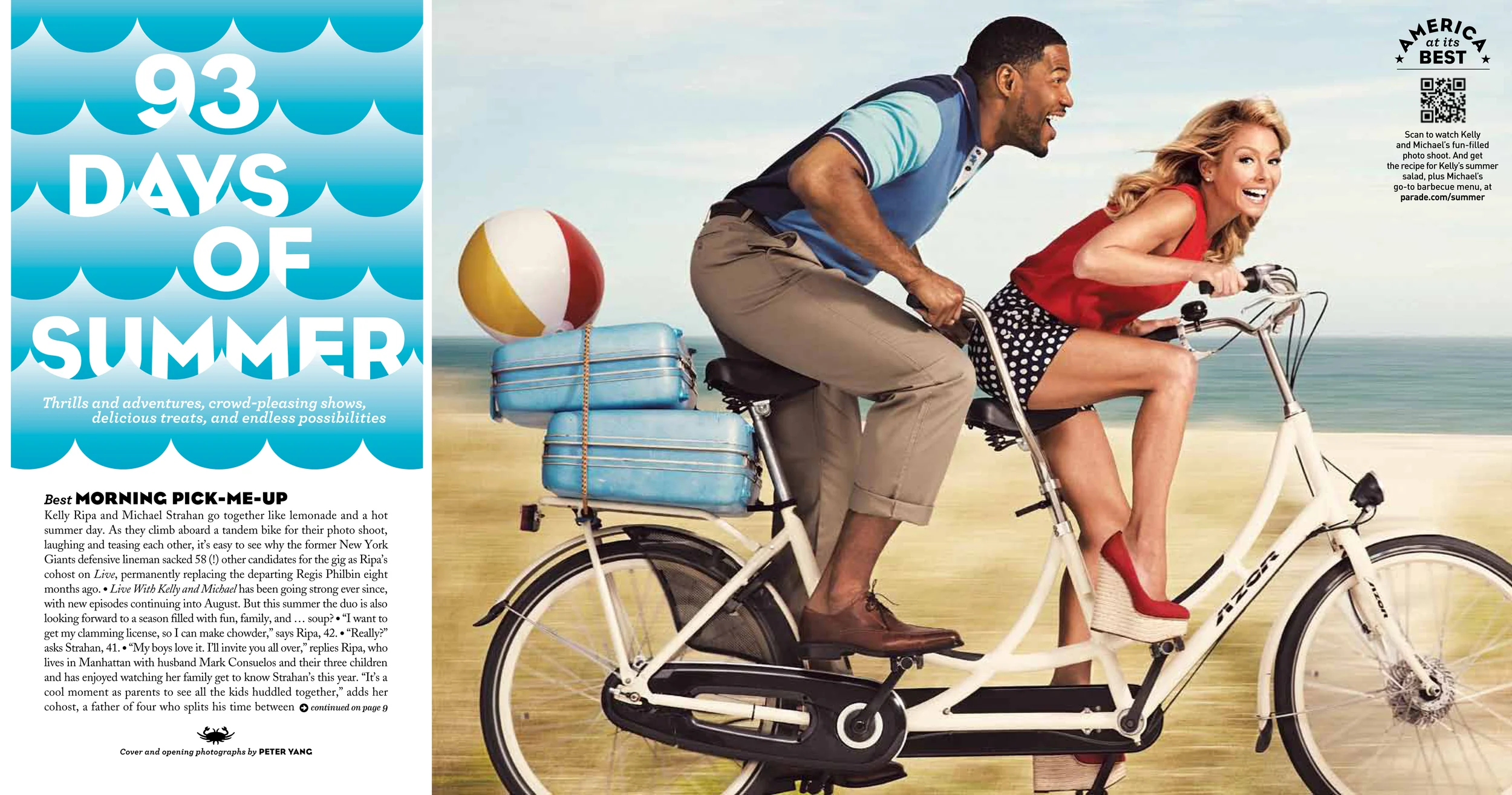 kelly ripa & michael strahan