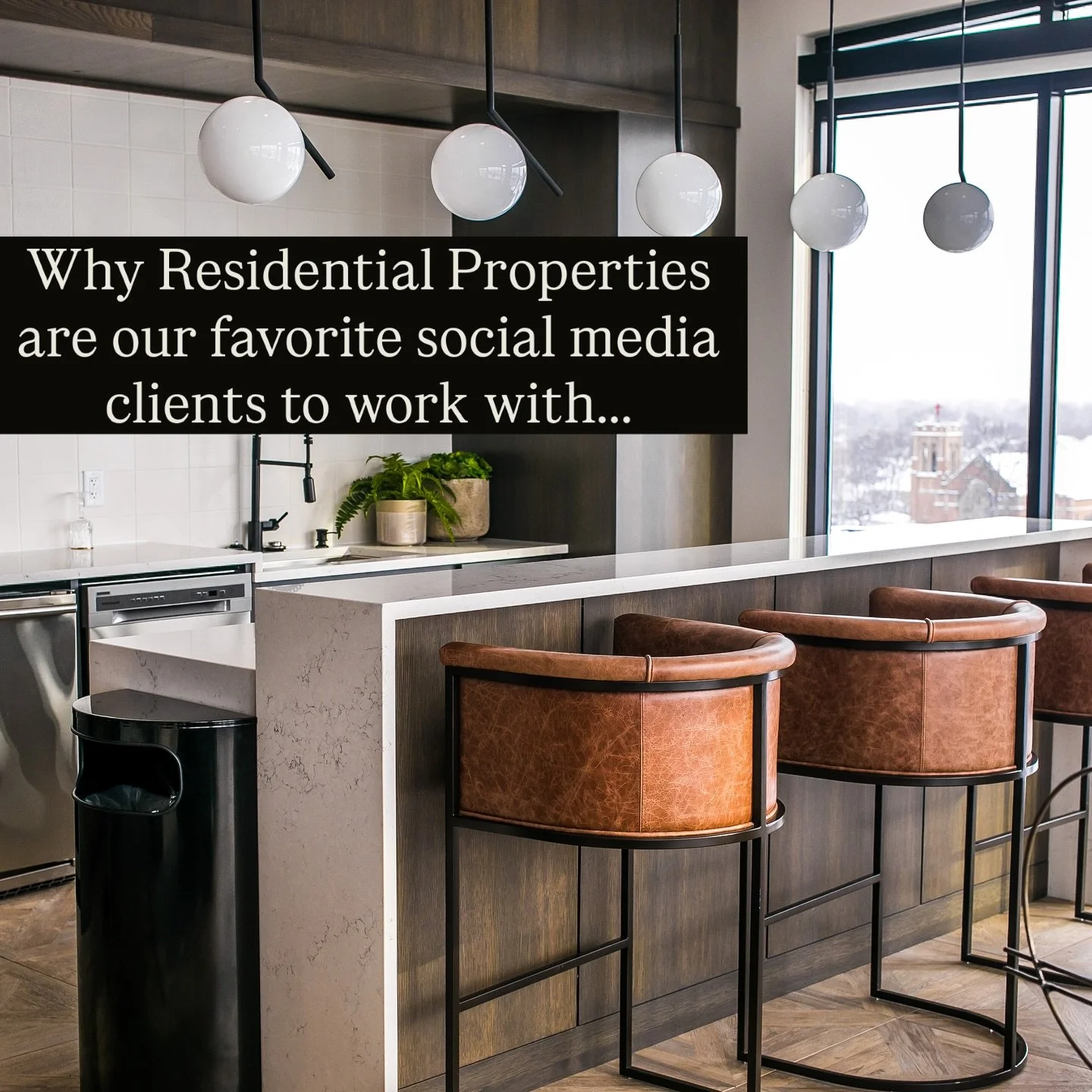 Home is where the content is. 🏡

Creating content that turns properties into places people can&rsquo;t wait to call home? That&rsquo;s what we do best. 

 From luxury condos to cozy rentals, residential real estate gives us the opportunity to tell s