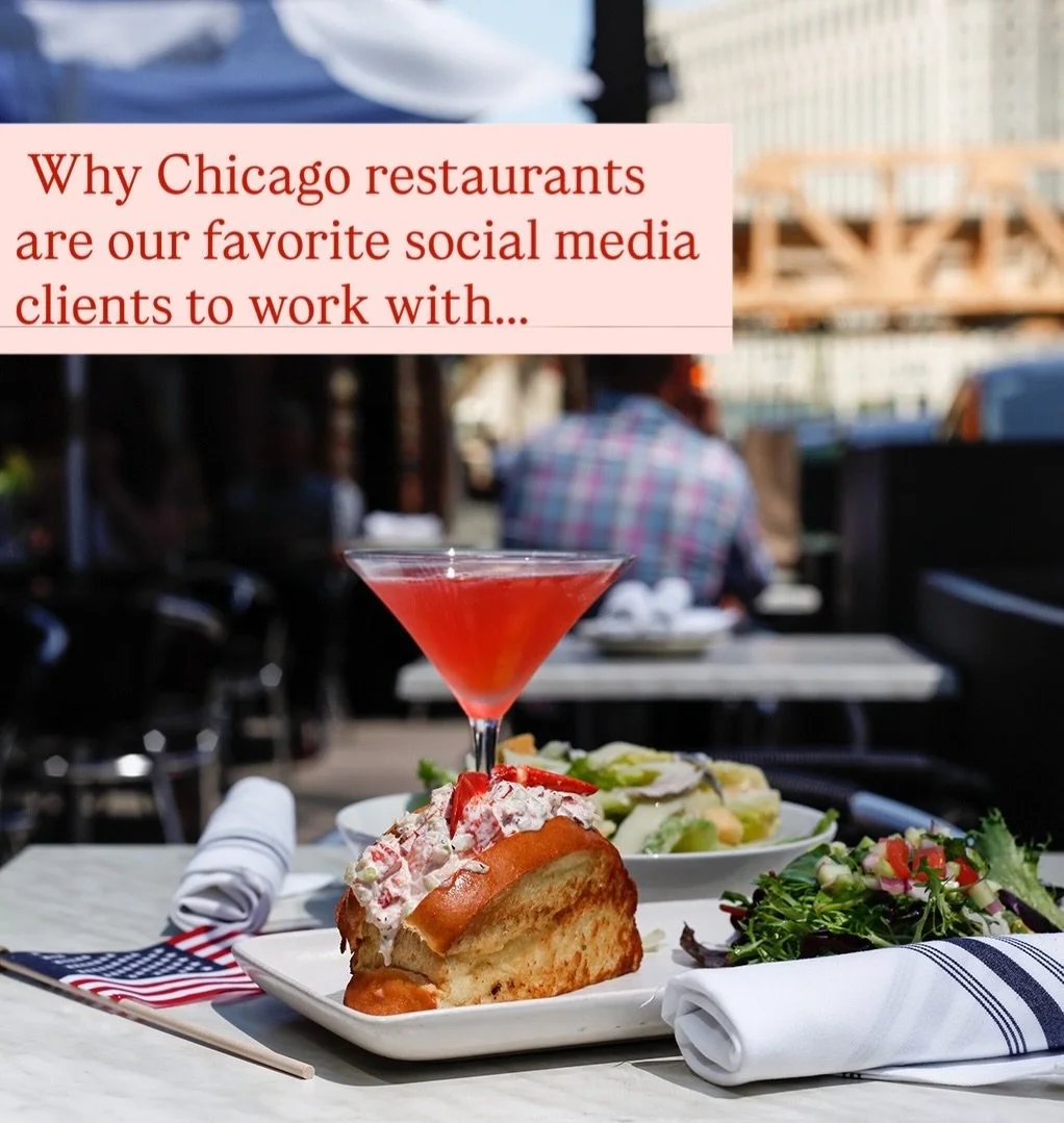We&rsquo;re not just hungry for great content, we&rsquo;re starving for it.

Chicago restaurants are where creativity meets community, and as locals ourselves, we know exactly what makes this city&rsquo;s diners stop scrolling and start reserving. 

