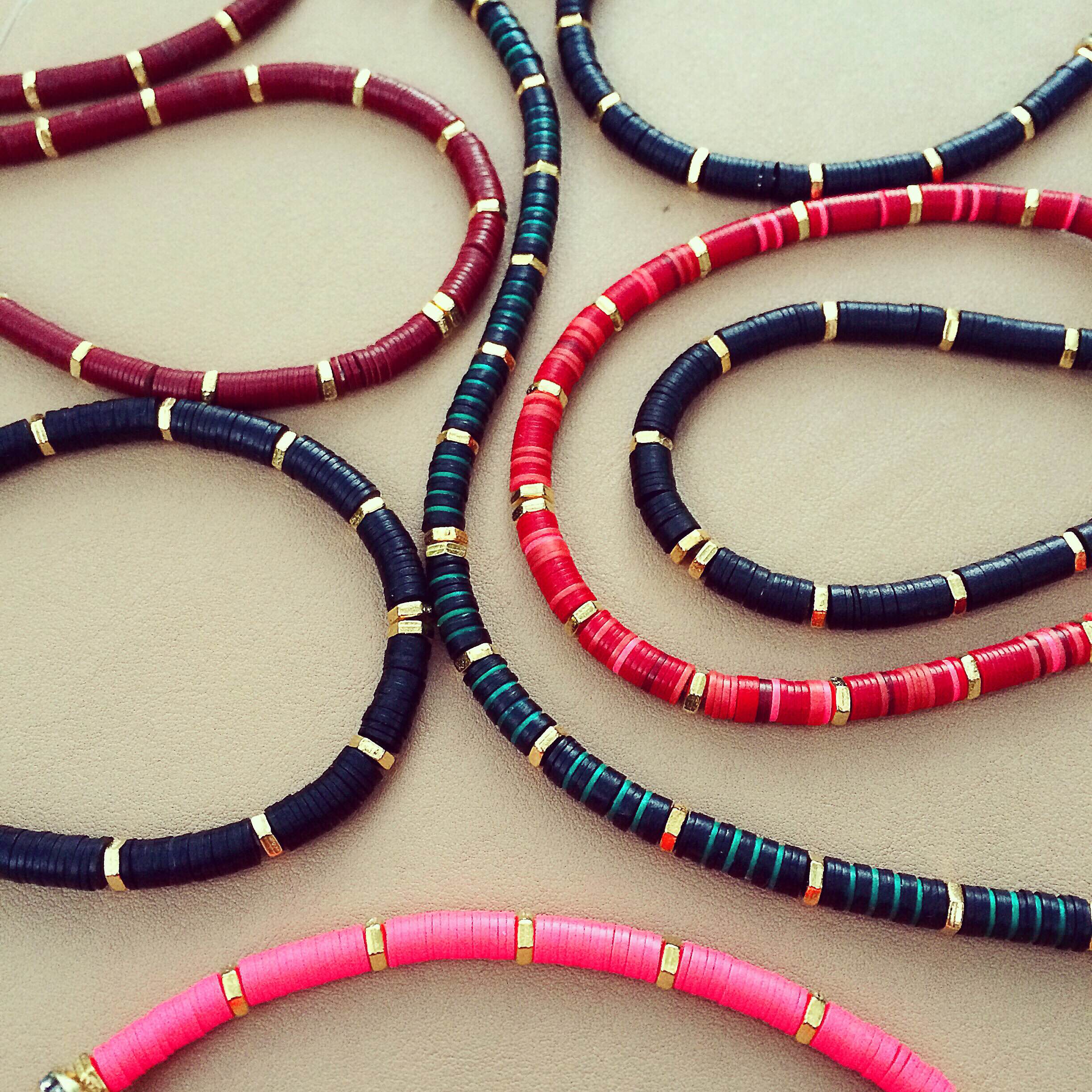 Jessy Made Skinny Vinyl Bracelets