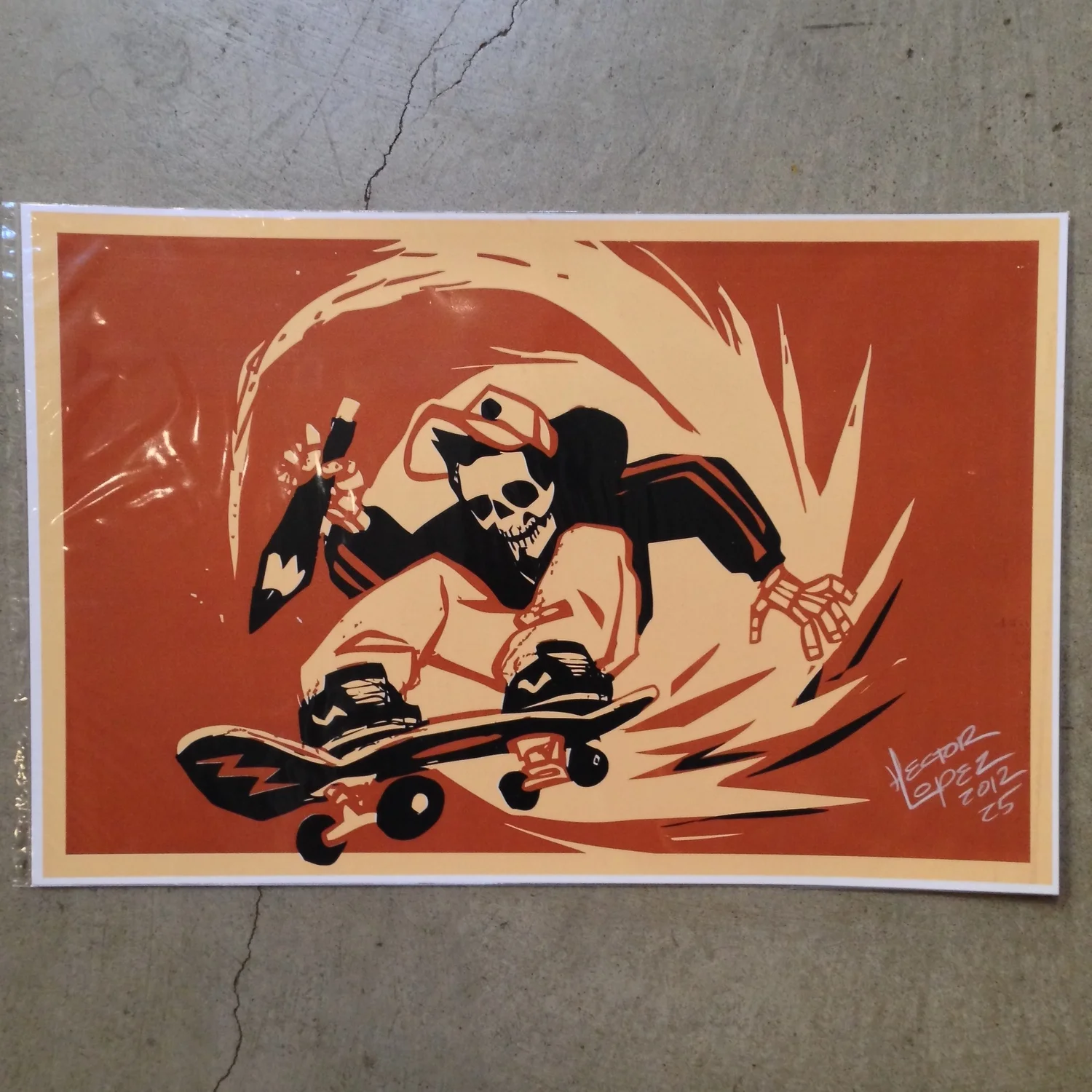  Art by Hector Lopez  Printing by Dusty Gilpin 