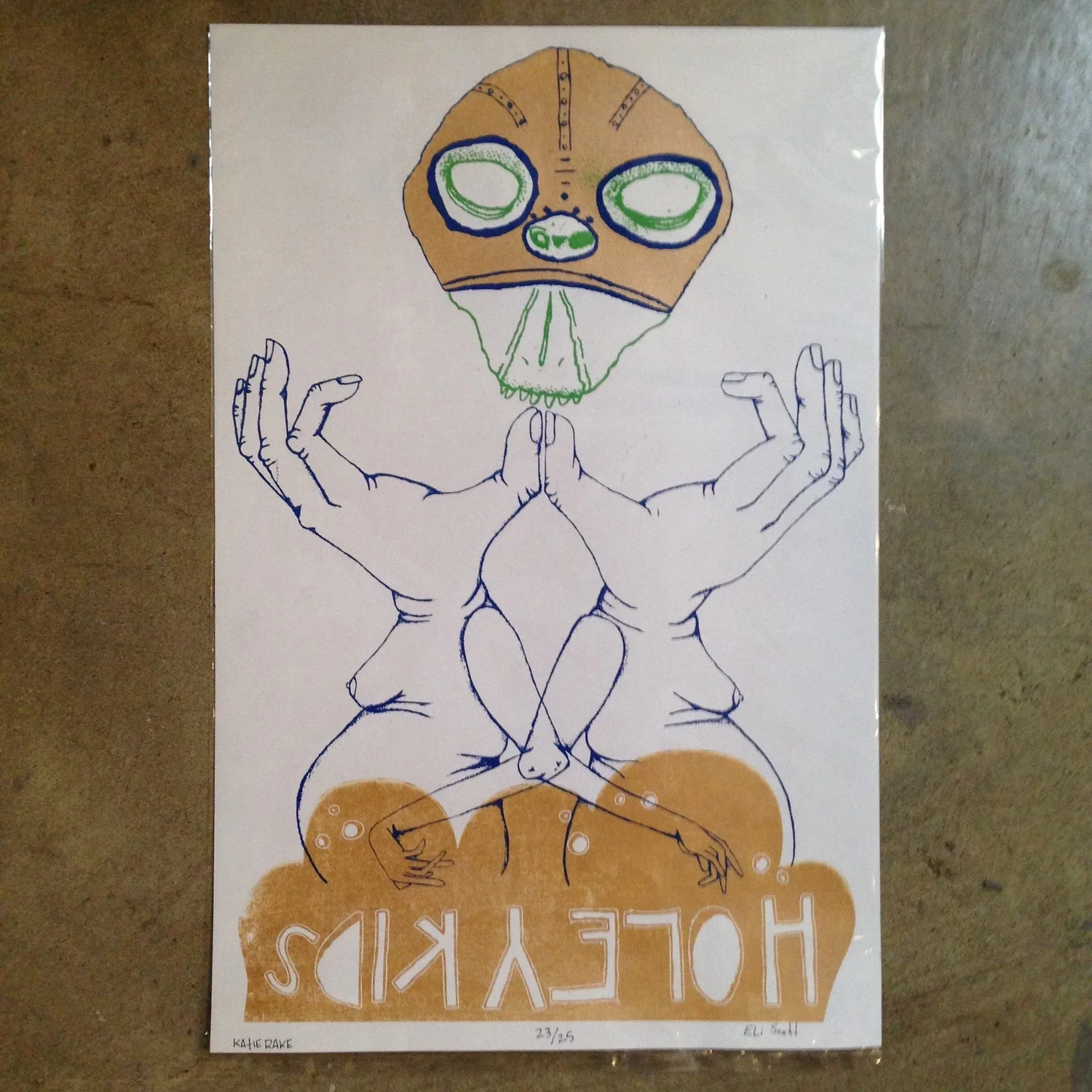  Art by The Holey Kids  Printing by Dusty Gilpin 