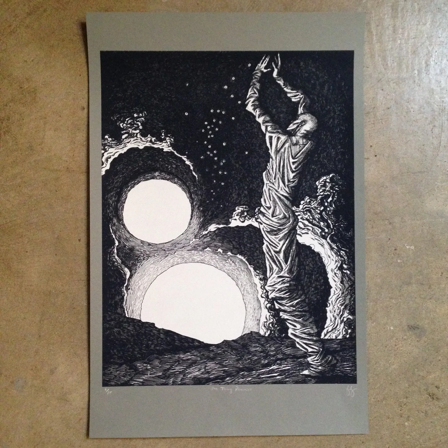  Art by Bjorn Bauer  Printing by Dusty Gilpin 