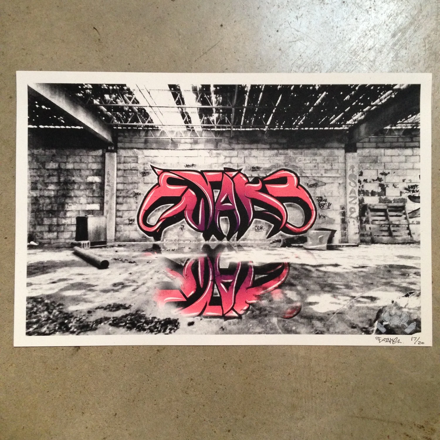  Art by Entake  Printing by Dusty Gilpin 