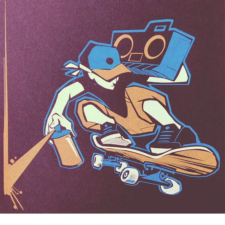 Art by Hector Lopez Printing by Dusty Gilpin