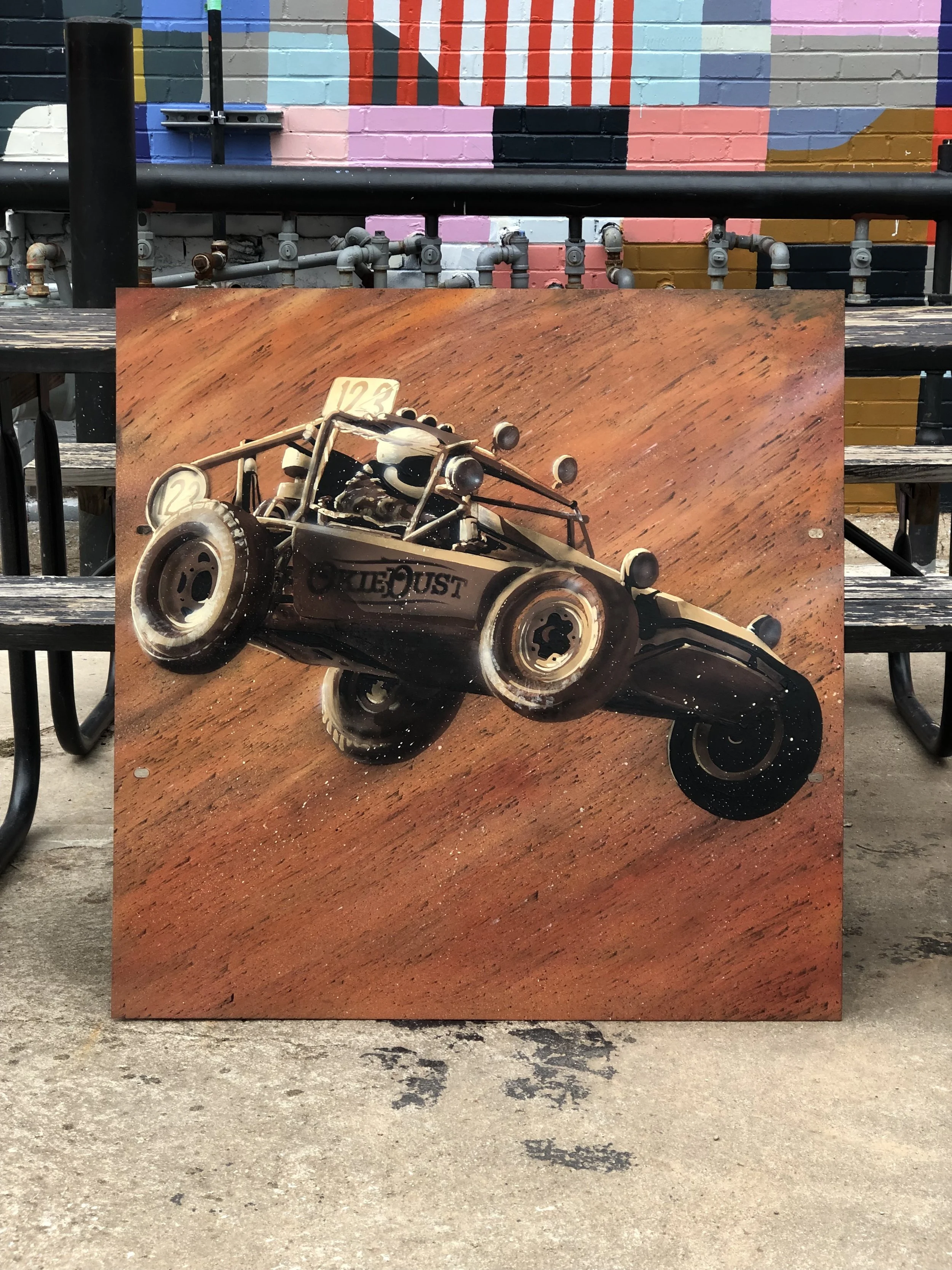 Baja 1000 • 3’ x 3’ • Acrylic on Steel Panel SOLD