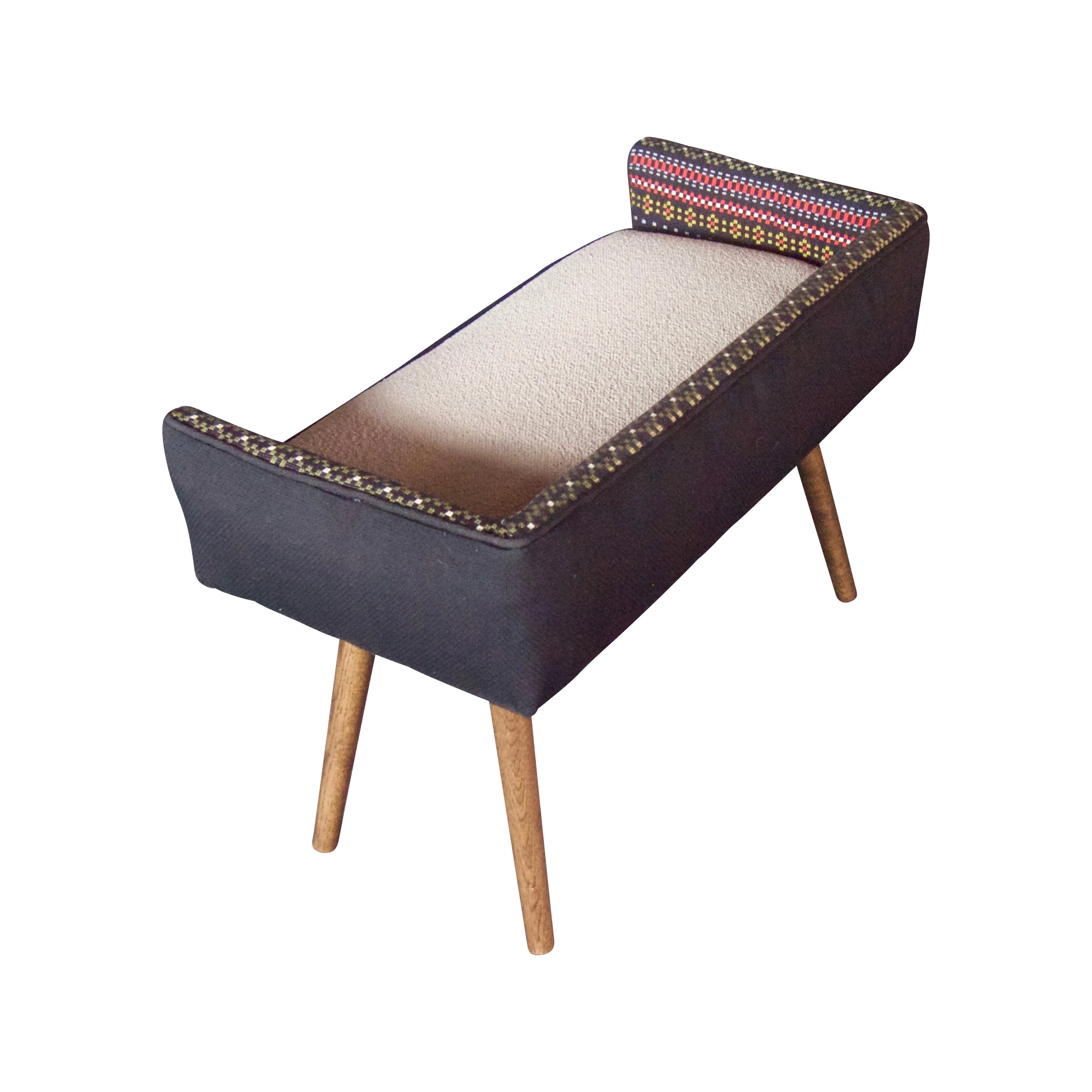 vanity-sized stool: folklorica