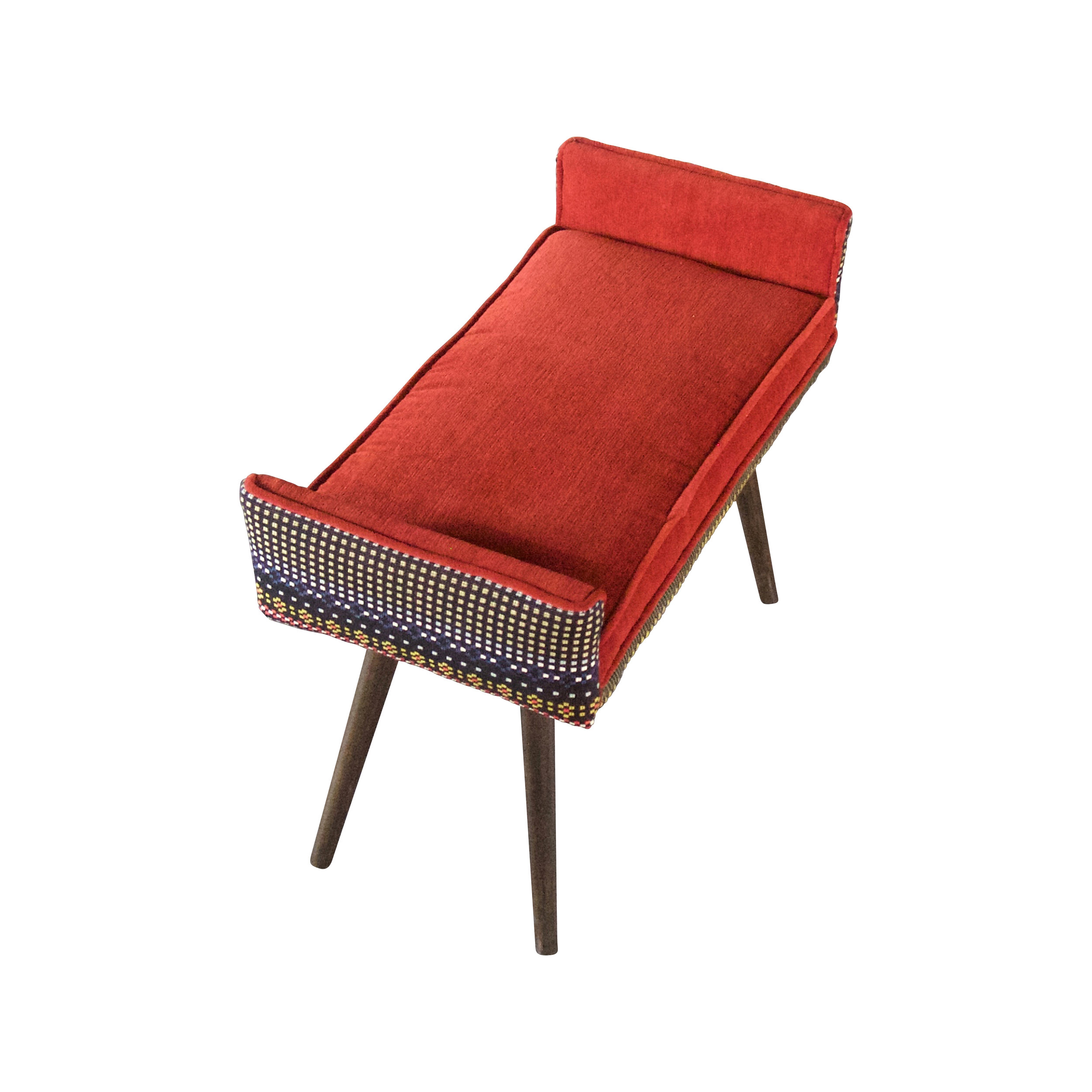 backless vanity sized stool: folklorica
