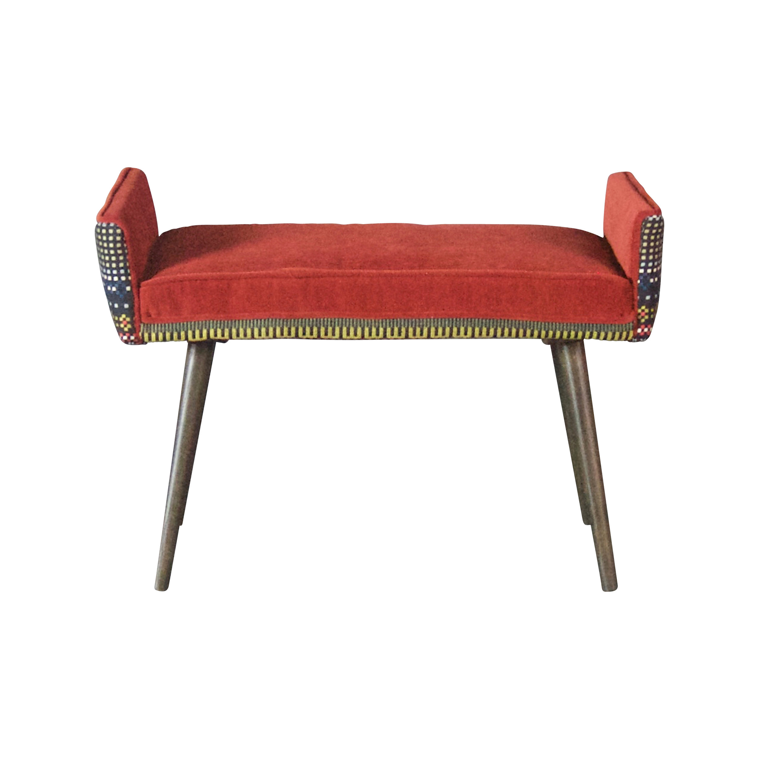backless vanity sized stool: folklorica