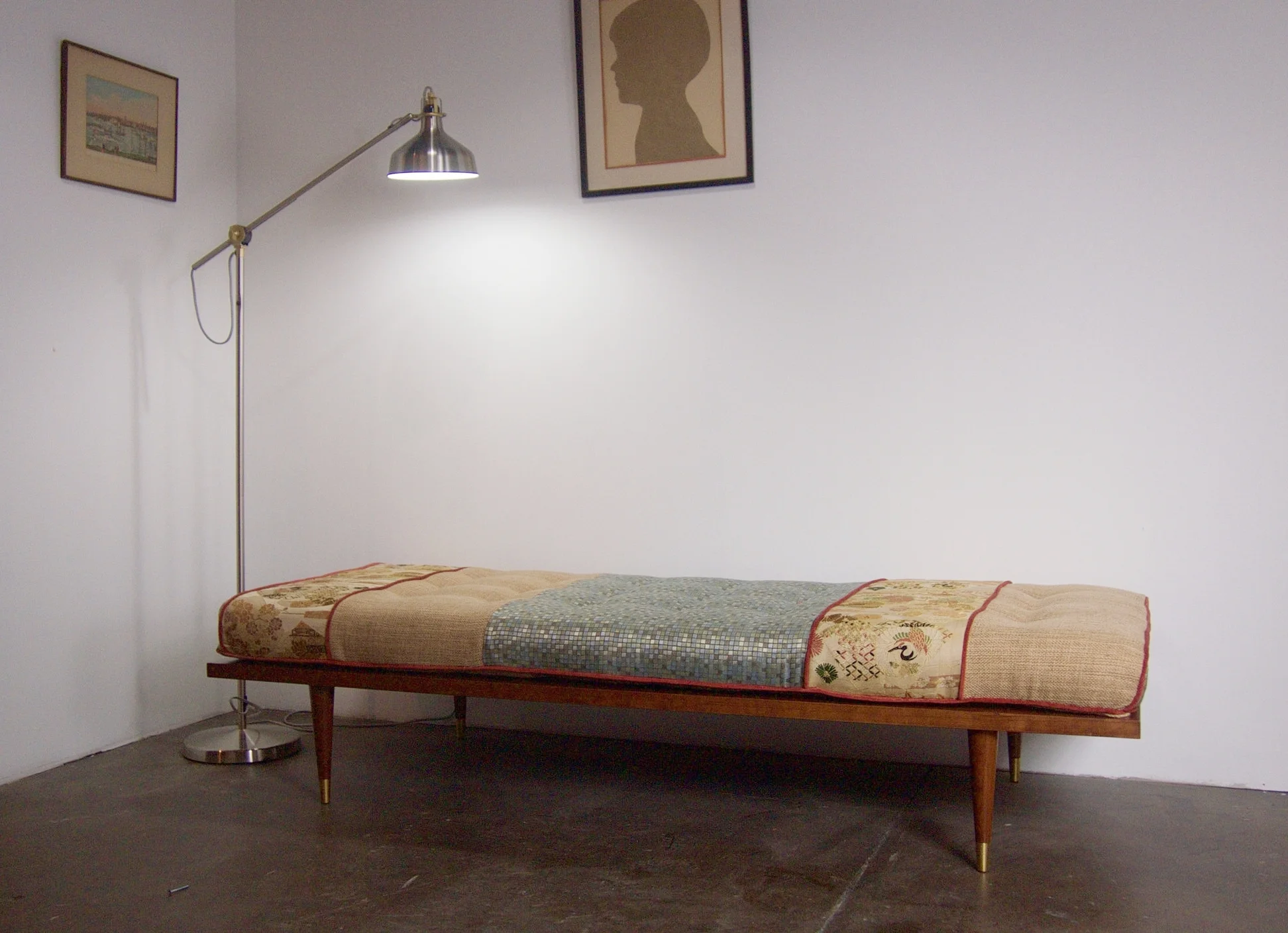 Custom Daybed with Vintage Obi