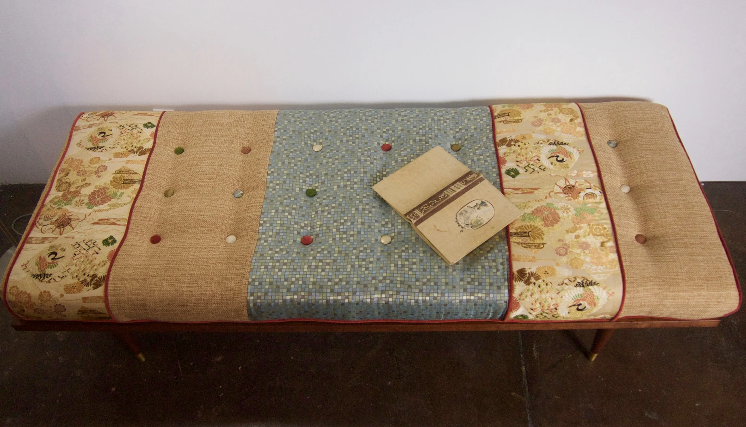 Custom Daybed with Vintage Obi