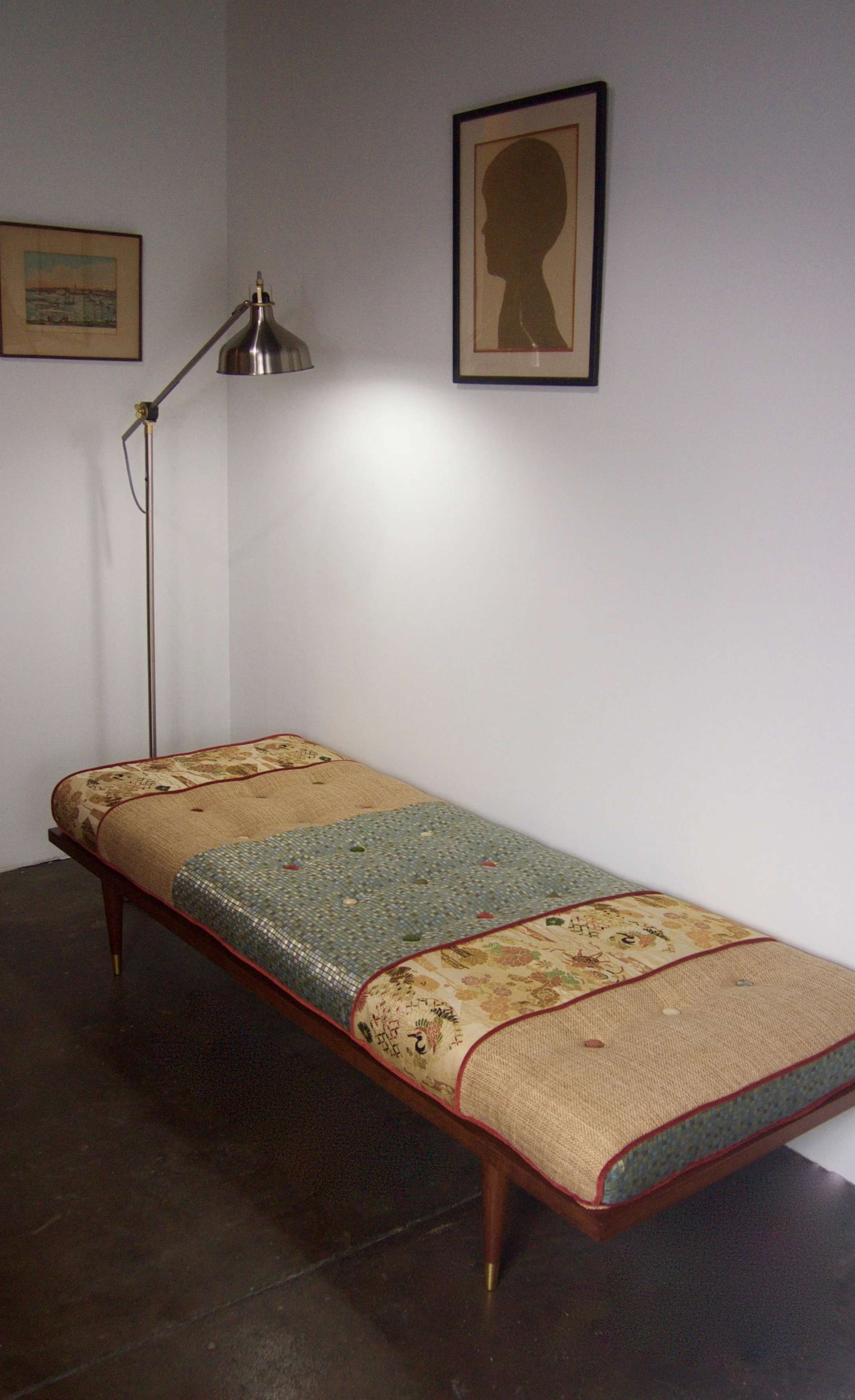 Custom Daybed with Vintage Obi
