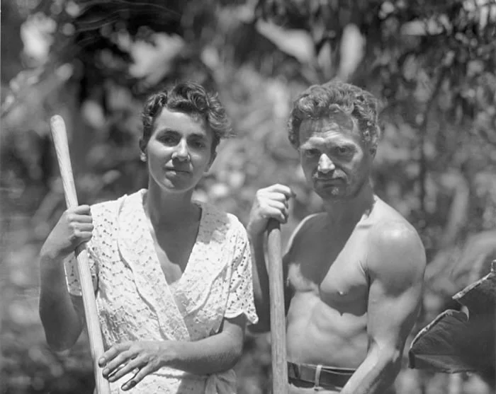 COURTESY // Dan Geller and Dayna Goldfine Dore Strauch and Dr. Friedrich Ritter were the first inhabitants on Floreana Island in the documentary “The Galapagos Affair: Satan Came to Eden."