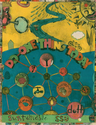 COURTESY // SSU News Center The DOTT program encourages students to do something for the environment every day.
