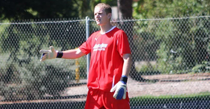 COURTESY // SSU Athletics Goalie Sean Taufer had five saves on Thursday’s game against Simon Fraser.