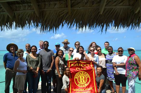 COURTESY // Patrick Maloney Students engaged in “social entrepreneurship” in the Bahamas, a country that once thrived as a popular tourist destination.