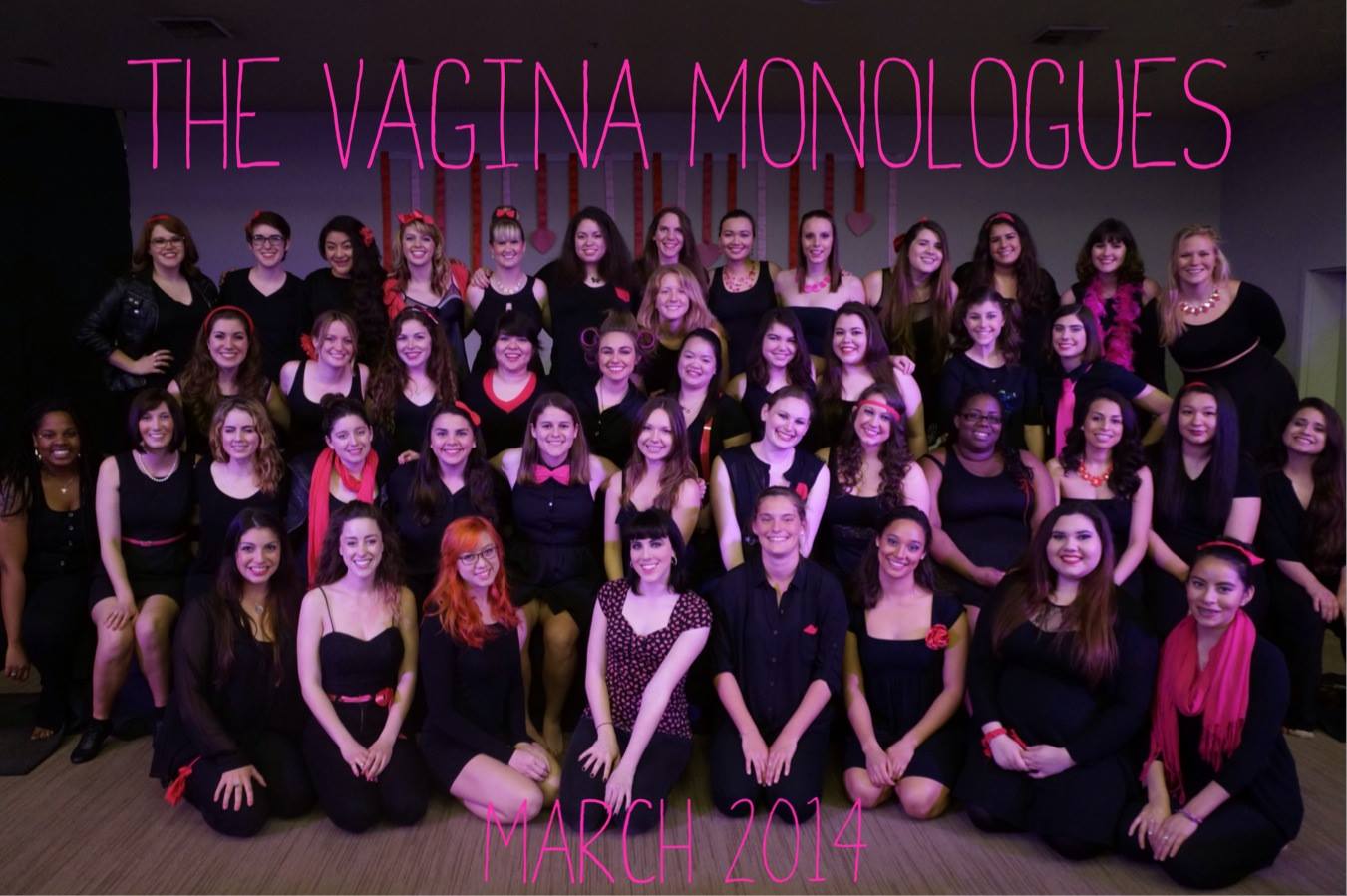 facebook.com The cast for Sonoma State’s ‘The Vagina Monologues’ 2014.