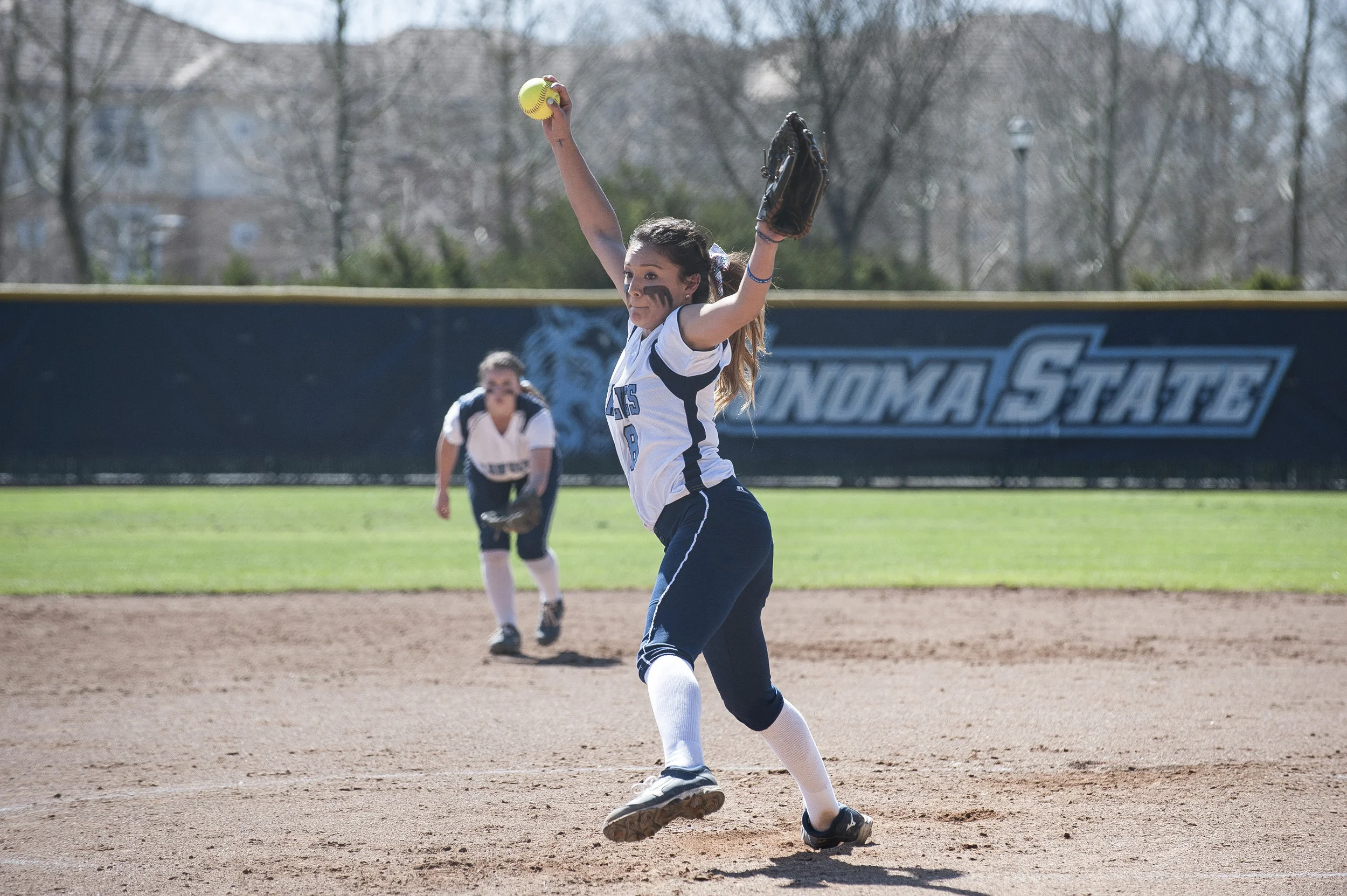 STAR // Connor Gibson Sophomore Amanda Llerena threw more than 17 innings and only gave up four earned runs.