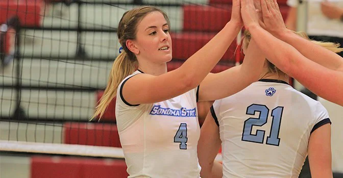COURTESY // SSU Athletics Madelyn Densberger scored 12 kills against the Toros.