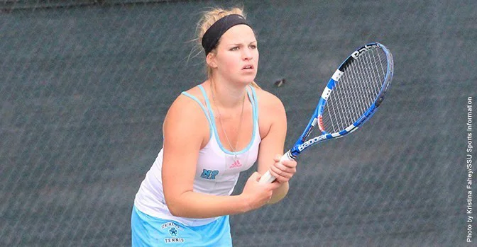 COURTESY // SSU Athletics Kaitlyn Haithcock defeated her first and second round opponents.