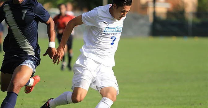 COURTESY // SSU Athletics Junior Brenton Frame took three shots against Stanislaus.