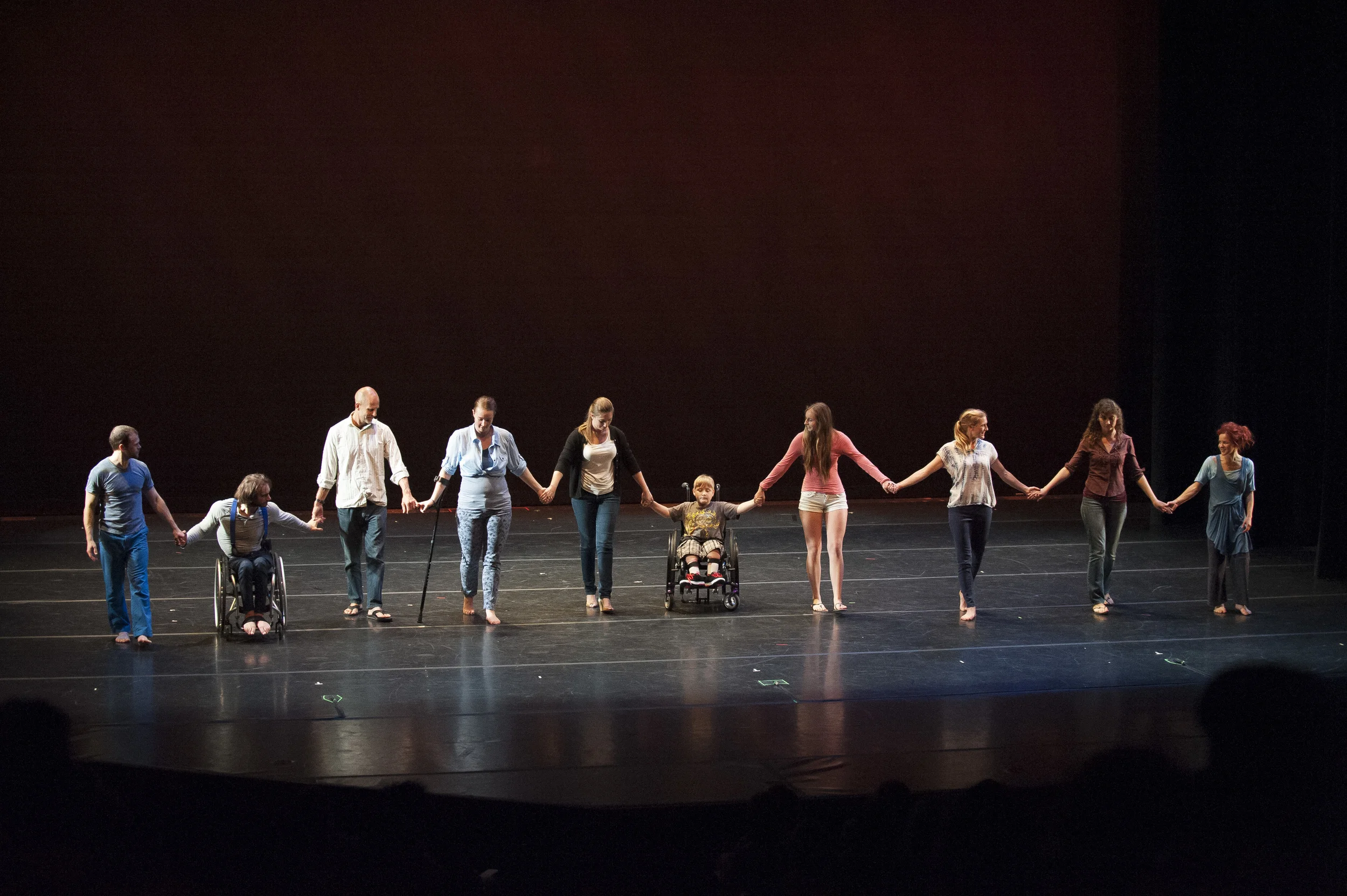 STAR // Connor Gibson Members of AXIS Dance Company invited audience members up on stage to participate in the last part of the performance.