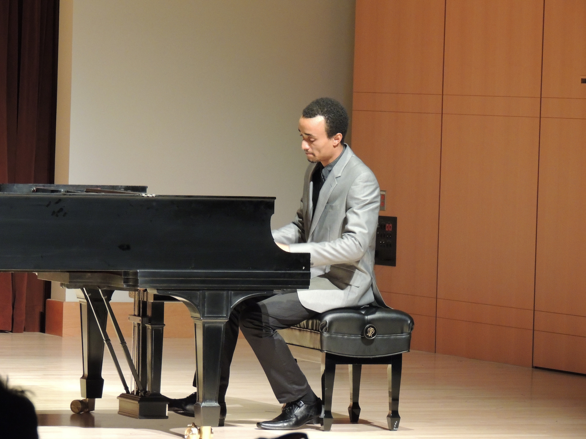 STAR // Alyssa James Pianist Aaron Robinson played along side Haruko Matsuda during the Music, Theater Arts and Dance Scholarship Showcase.