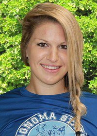 COURTESY // SSU Athletics Kaitlyn Haithcock continues to dominate on the court despite having a painful shoulder injury.
