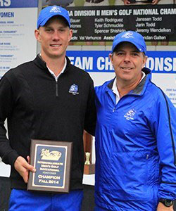 COURTESY // SSU Athletics Eric Ash, left, won the Sonoma State Invitational this year.