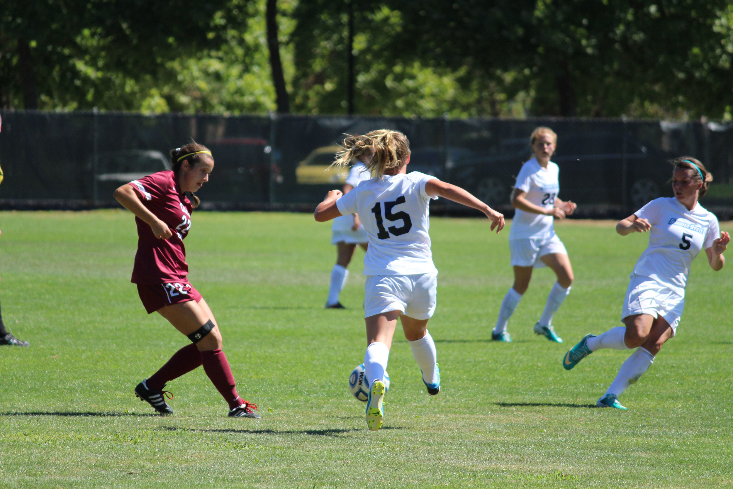 STAR // Spencer Vaishville Melissa Lafranchi scored her first goal of the season and put the Seawolves in their first lead.