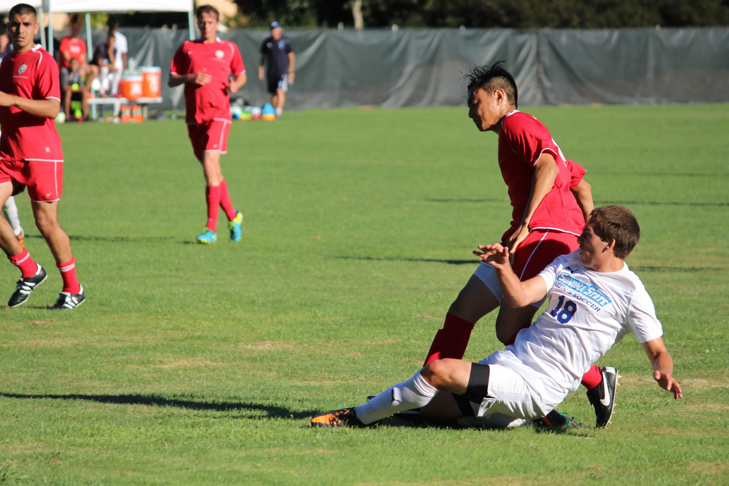 STAR // Spencer Vaishville The Seawolves were outshot by Cal Poly Pomona 17-8