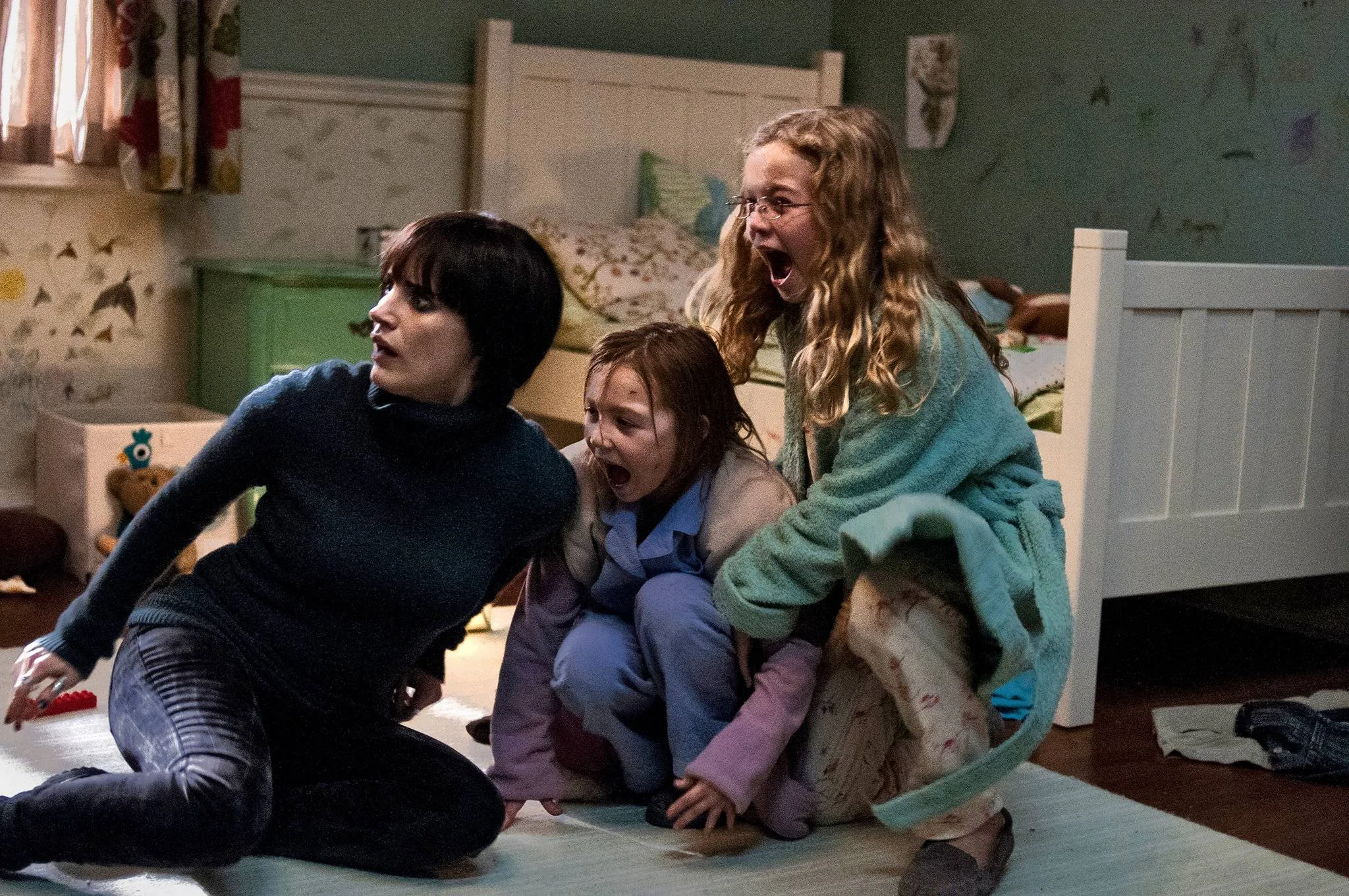 moviereelizations.com "Mama" follows the chilling story of two little girls, lost in the woods for five years, whom only survived thanks to a creepy, twisted entity known to the girls as "Mama." When the girls are recovered and sent to their uncle to live, the ghost follows with them, determined not to lose her "children" by any cost--even if that means destroying their new parents.