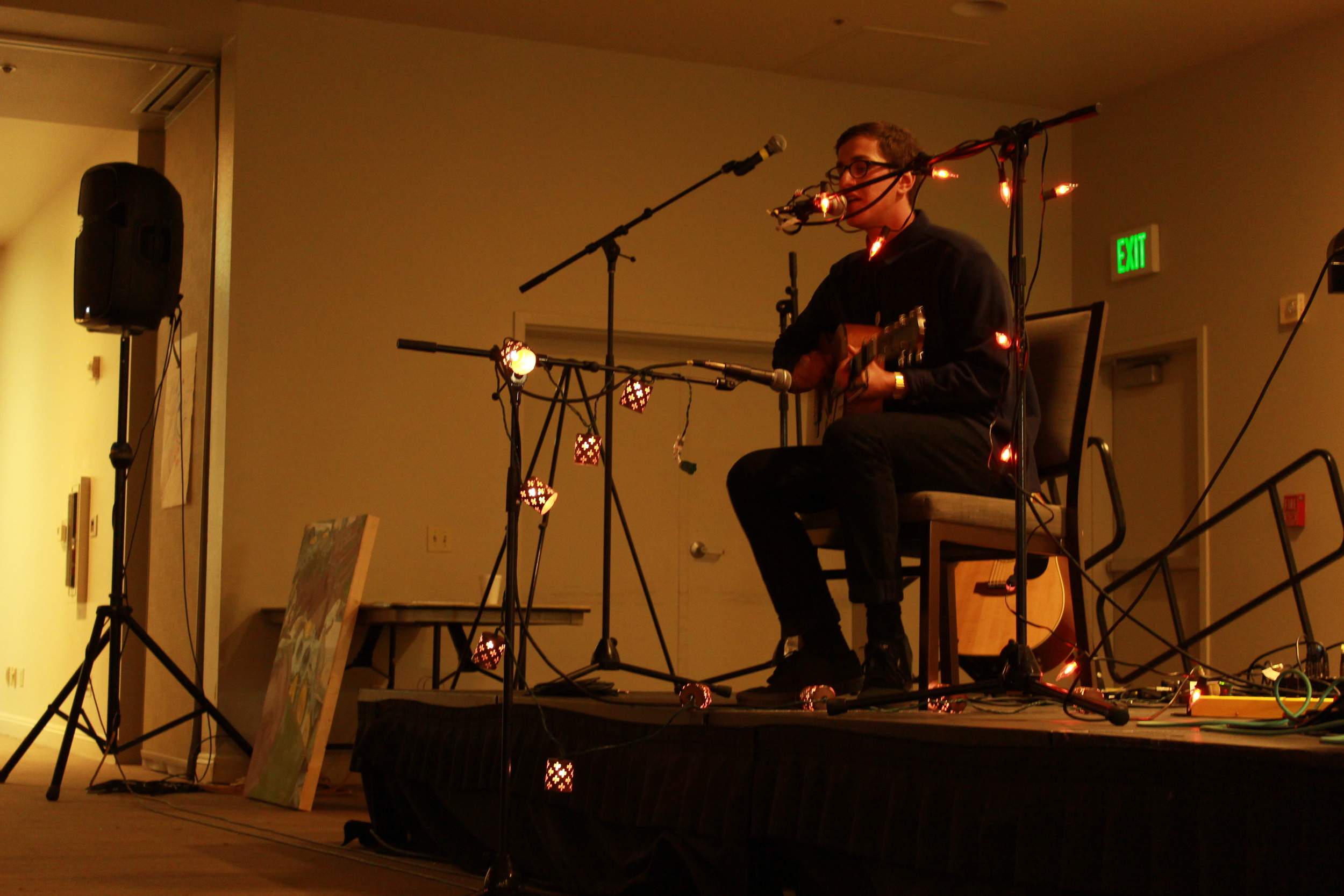 STAR // Sara Wildman SSU Unplugged featured music and arts by students in the Cooperage on Friday.