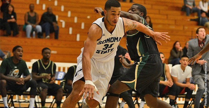 sonomaseawolves.com Senior J.J. Mina lead the team over CSU San Bernardino with 21 points and seven rebounds,