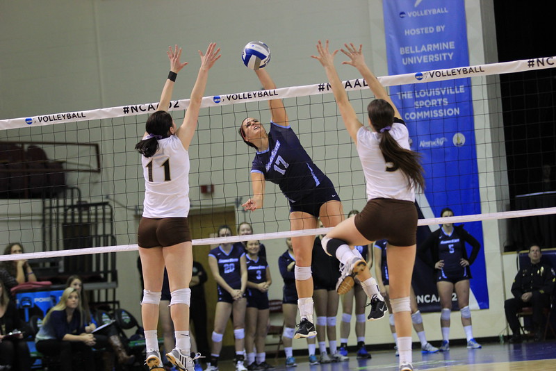 COURTESY // Tyler Lobe Second Team All-American Kelsey Hull lead the CCAA in kills this year with 465.